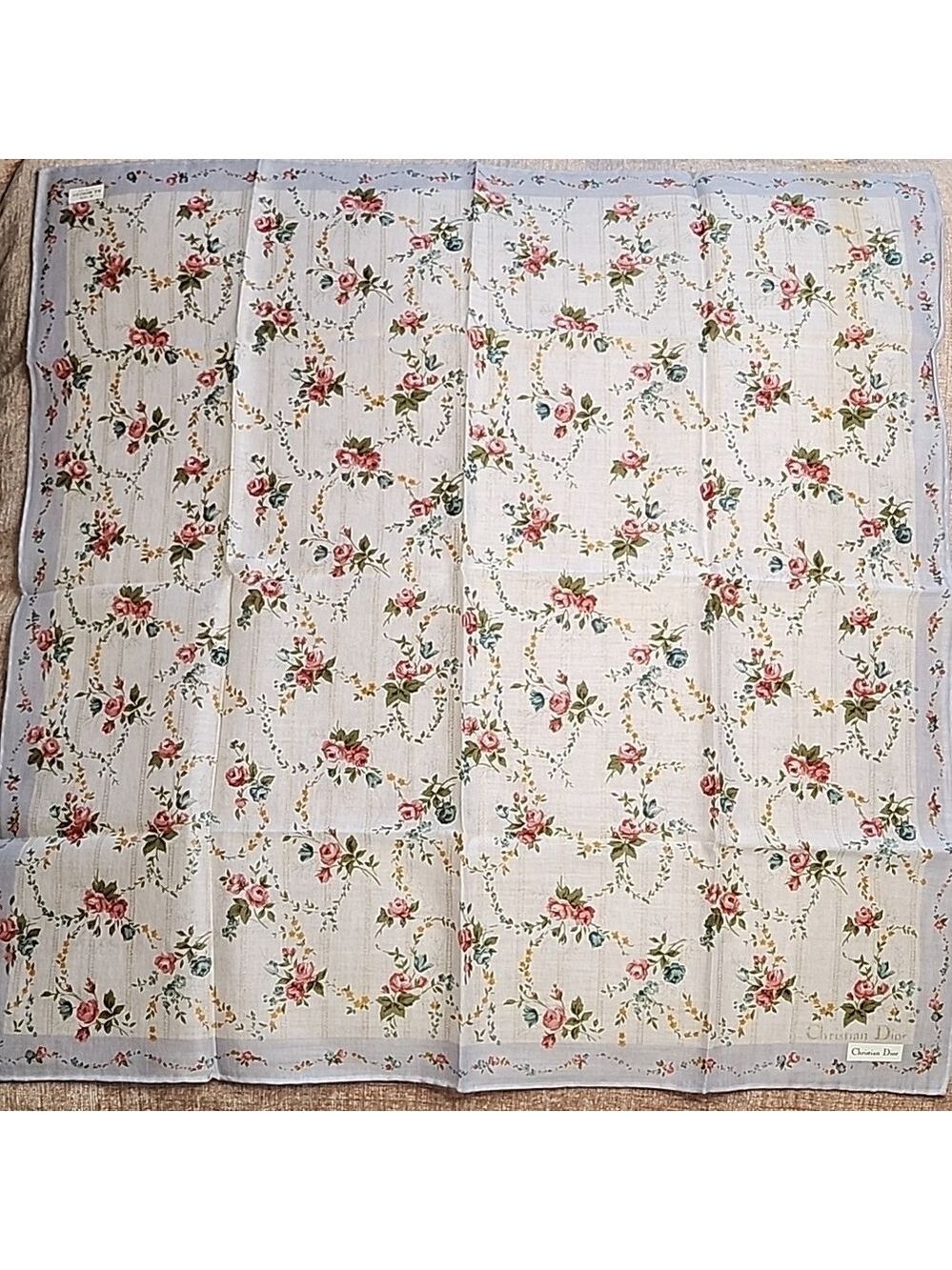 Christian Dior 💯 Authentic Handkerchief Cotton